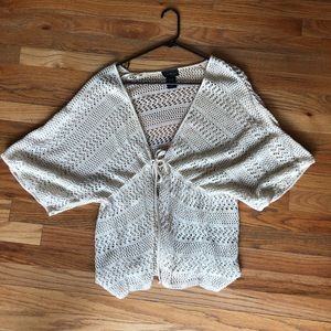 Love Always Cream tie sweater